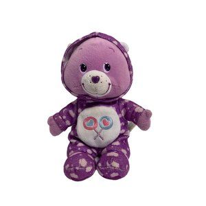 Care. Bears PLush Share Bear 2004 TCFC Stuffed Doll ANimal Toy 12 in Tall PUrple